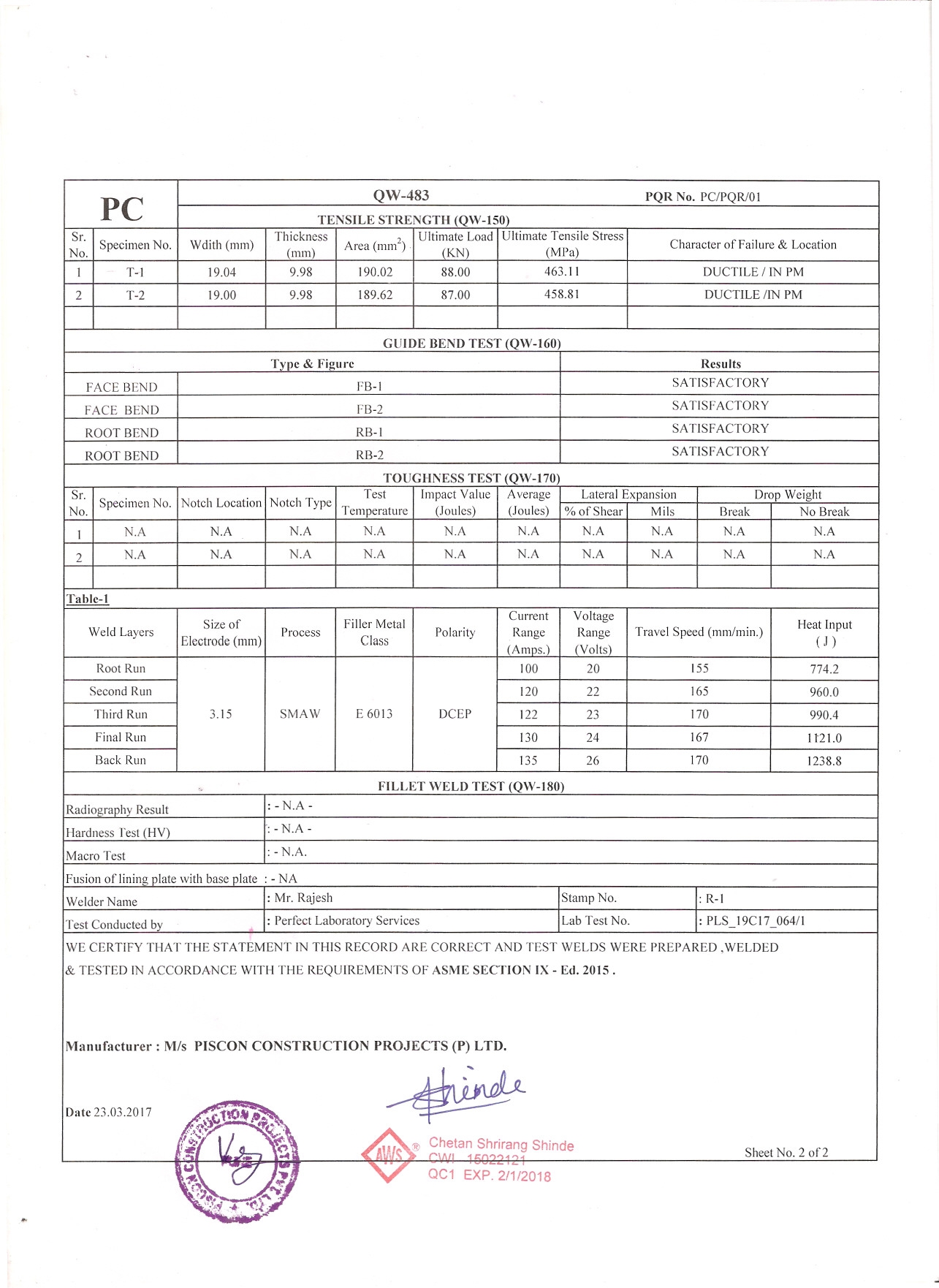 Certificate 3